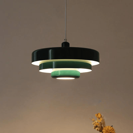TRILORA – Multi-Tiered Pendant Lamp in Pastel Hues