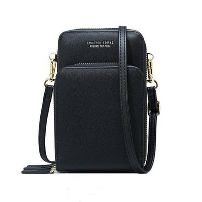 Triple Secure Leather Phone Purse