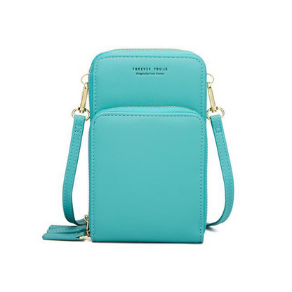Triple Secure Leather Phone Purse