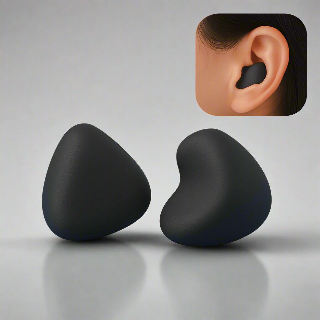 Sleep soundly with noise-cancelling silicone earplugs