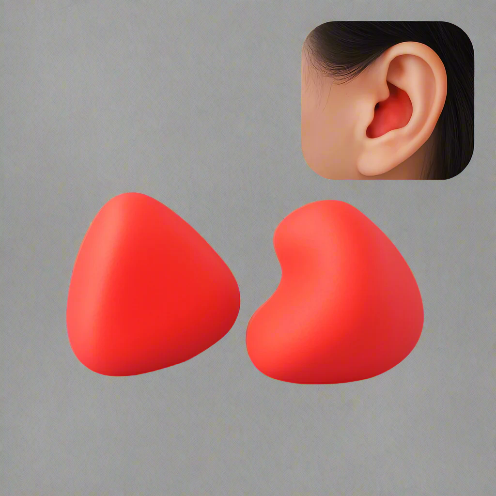 Sleep soundly with noise-cancelling silicone earplugs