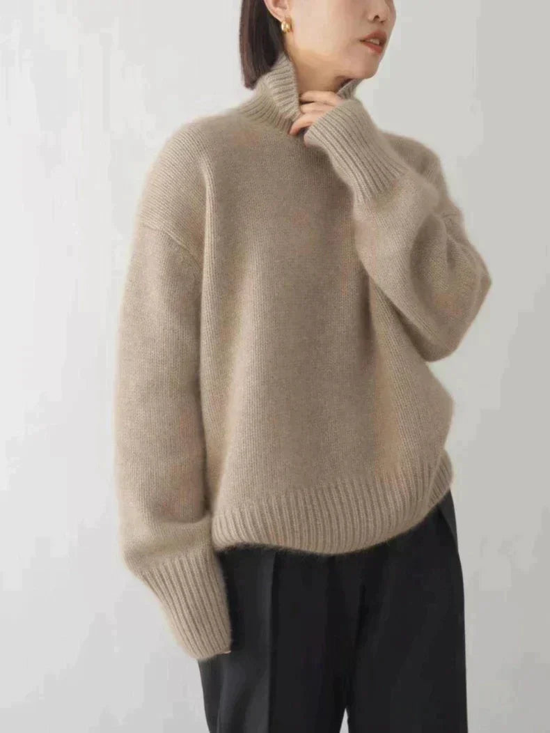 Women's Cozy Turtleneck Knit Sweater