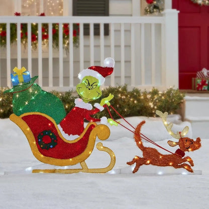 TWINKLON – Grinch Outdoor LED Christmas Decor for Yard
