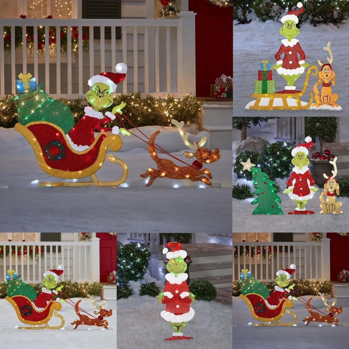 TWINKLON – Grinch Outdoor LED Christmas Decor for Yard