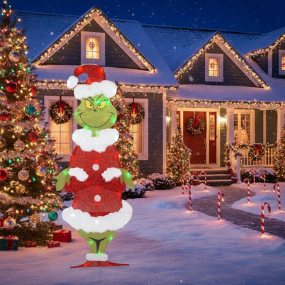 TWINKLON – Grinch Outdoor LED Christmas Decor for Yard