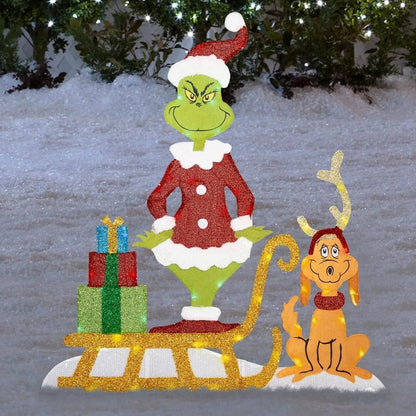 TWINKLON – Grinch Outdoor LED Christmas Decor for Yard