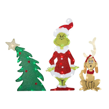 TWINKLON – Grinch Outdoor LED Christmas Decor for Yard