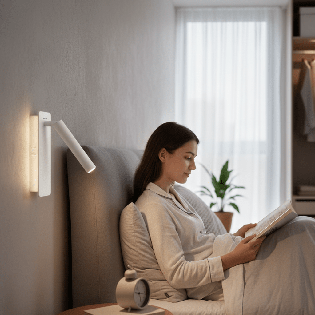 TWIRLLITE – Adjustable LED Bedside Lamp