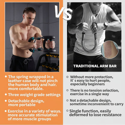 TWISTERFLEX – Adjustable Hand Grip Bar for Arm & Chest