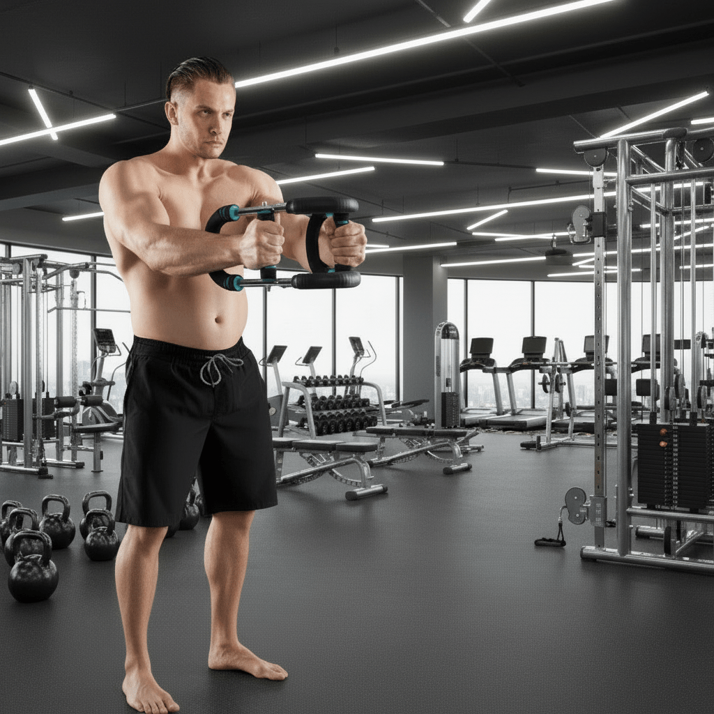 TWISTERFLEX – Adjustable Hand Grip Bar for Arm & Chest