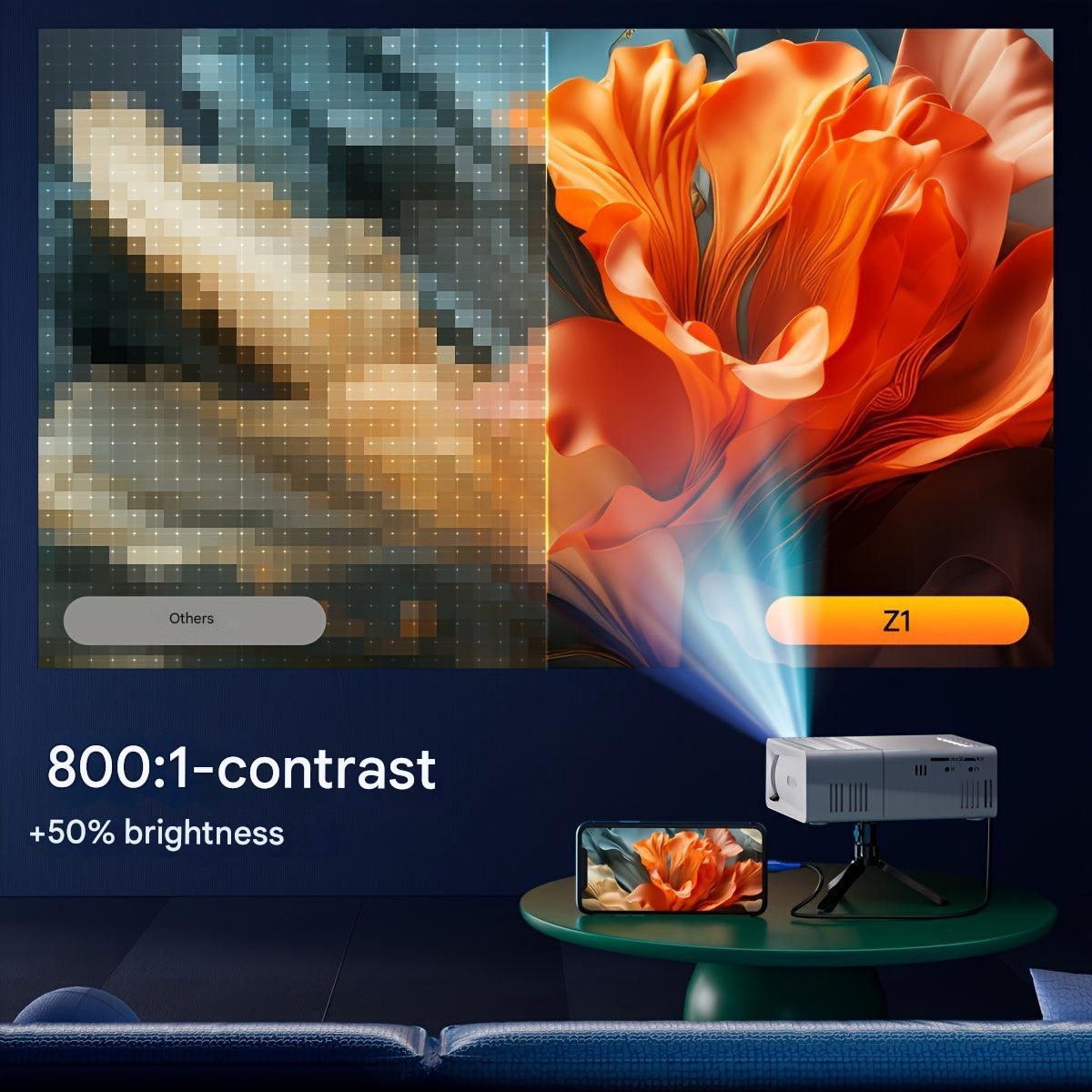 Ultra-Compact Mini Projector (3000 Lumens) - LumoBeam