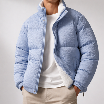 Unisex Sherpa Puffer Jacket - Warm Outerwear