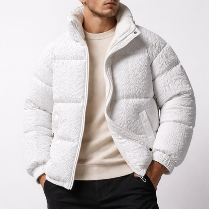 Unisex Sherpa Puffer Jacket - Warm Outerwear