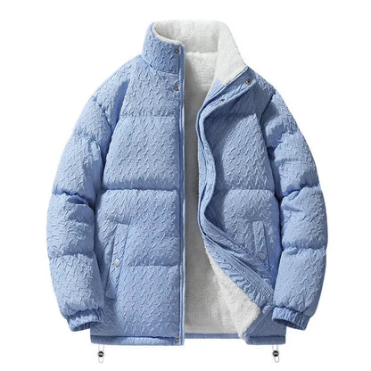 Unisex Sherpa Puffer Jacket - Warm Outerwear