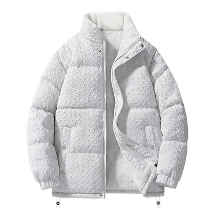 Unisex Sherpa Puffer Jacket - Warm Outerwear