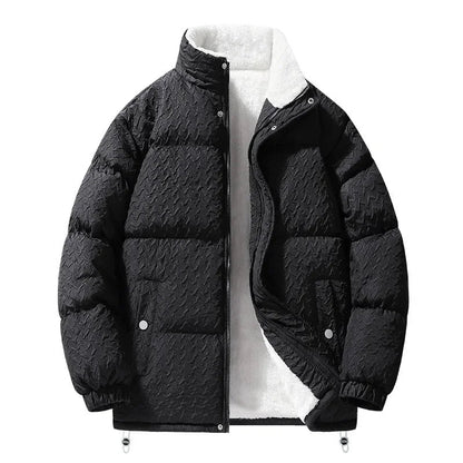 Unisex Sherpa Puffer Jacket - Warm Outerwear