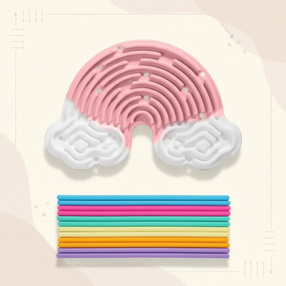Unisex Silicone Fidget Sensory Board for Stress Relief
