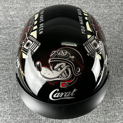 Urban Chopper Helmet with Minimalist Design