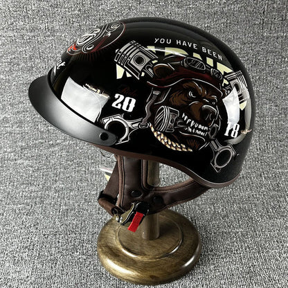 Urban Chopper Helmet with Minimalist Design