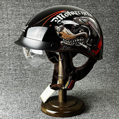 Urban Chopper Helmet with Minimalist Design