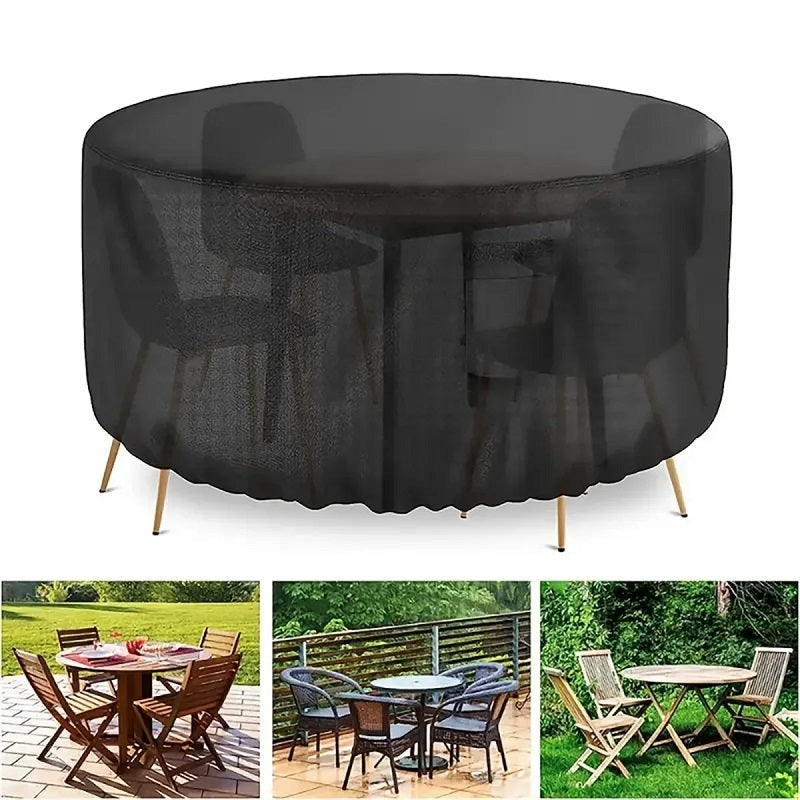 Vellor UV-Resistant Round Waterproof Garden Furniture Cover