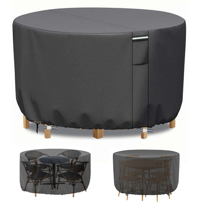 Vellor UV-Resistant Round Waterproof Garden Furniture Cover