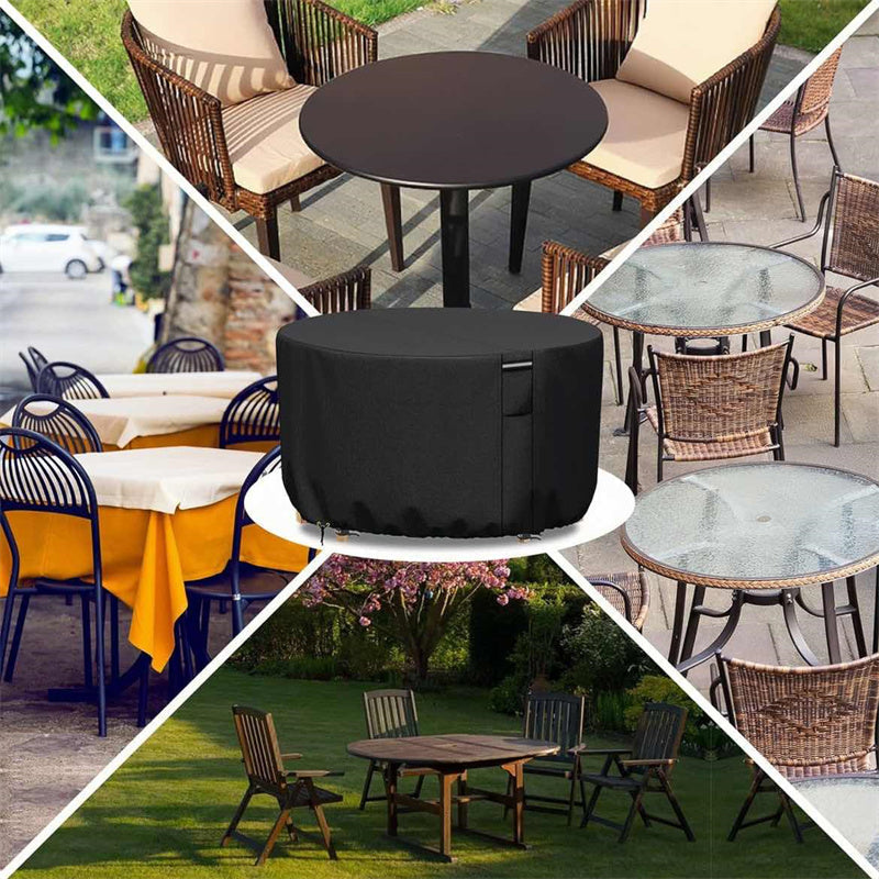 Vellor UV-Resistant Round Waterproof Garden Furniture Cover