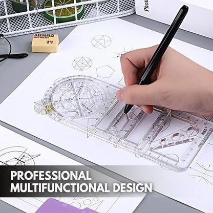 VeloDraw — Multi-Tool Geometric Drawing Ruler with 14 Shapes