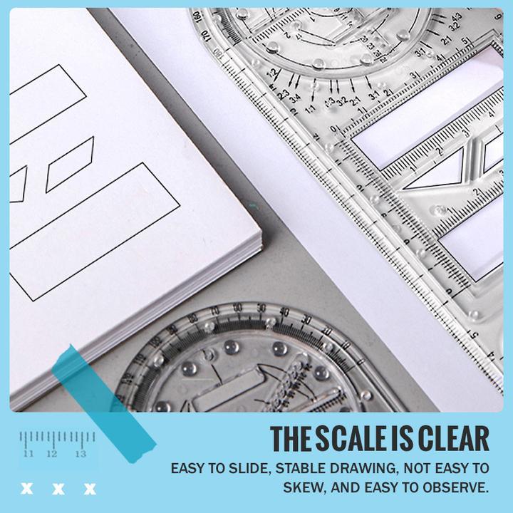 VeloDraw — Multi-Tool Geometric Drawing Ruler with 14 Shapes