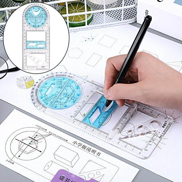 VeloDraw — Multi-Tool Geometric Drawing Ruler with 14 Shapes