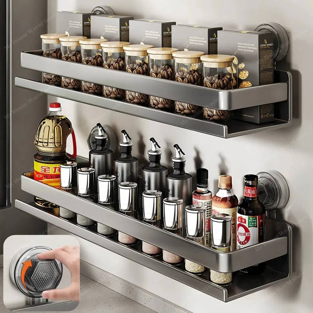 Vera Kitchen Wall Organizer with Suction Cups