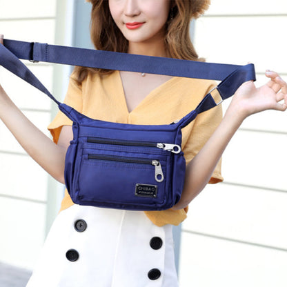 Versatile Crossbody Bag Made of Nylon Fabric