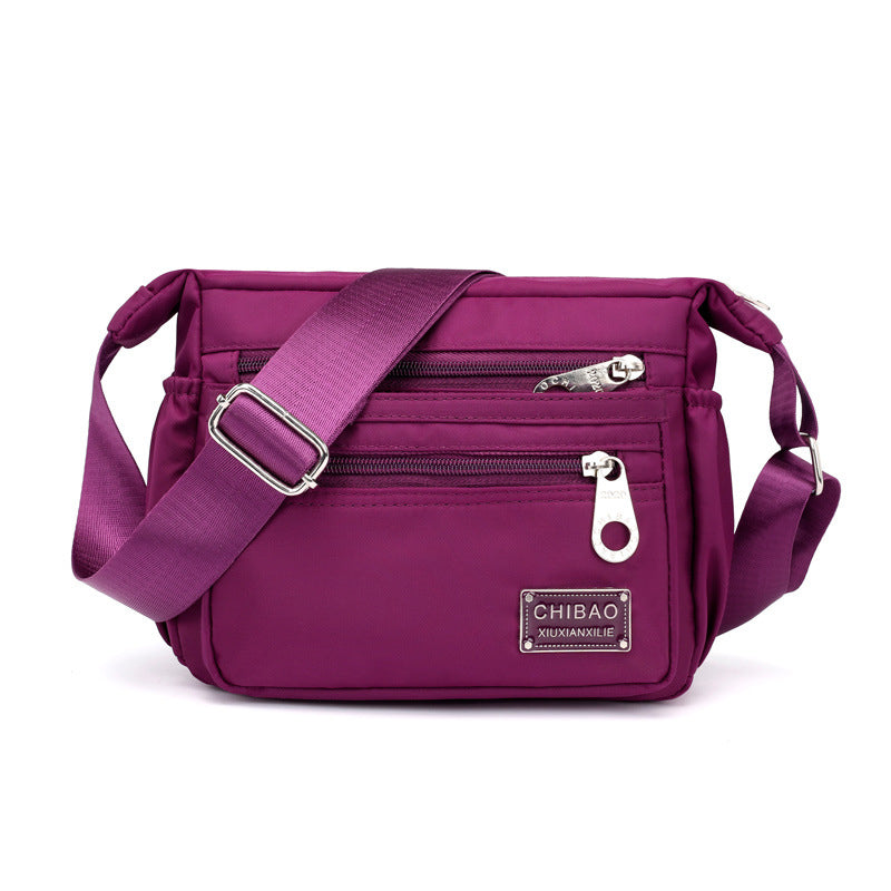 Versatile Crossbody Bag Made of Nylon Fabric