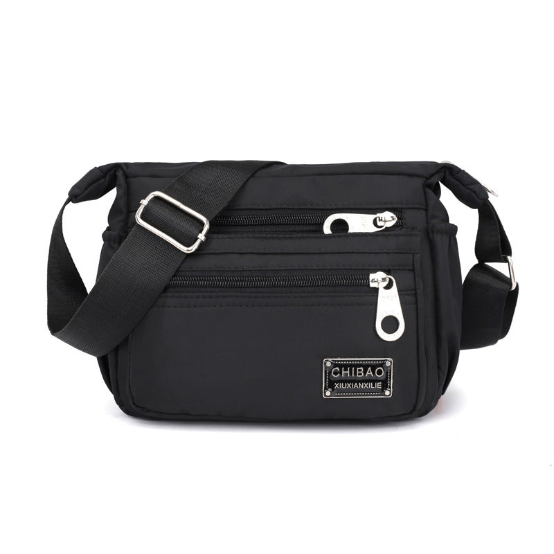 Versatile Crossbody Bag Made of Nylon Fabric