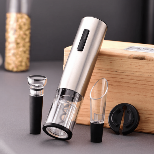 VINOLUX – Automatic Wine Opener Kit - 4 Piece Set