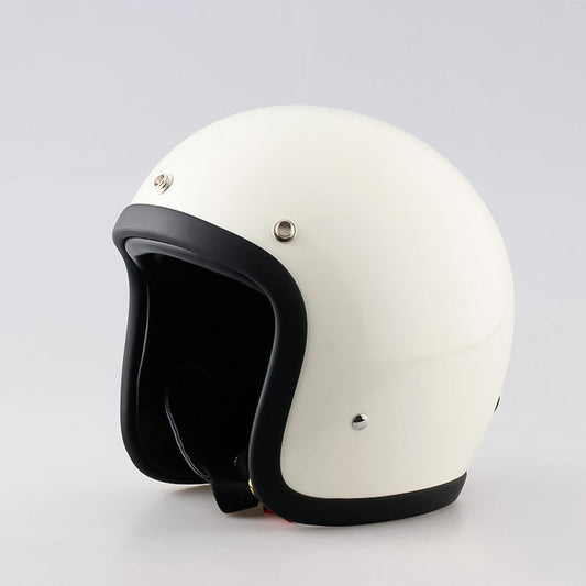 Vintage Low Profile Motorcycle Helmet DOT and ECE Certified