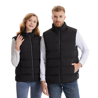 VitalWarm: Adjustable Heated Vest for All-Weather Comfort