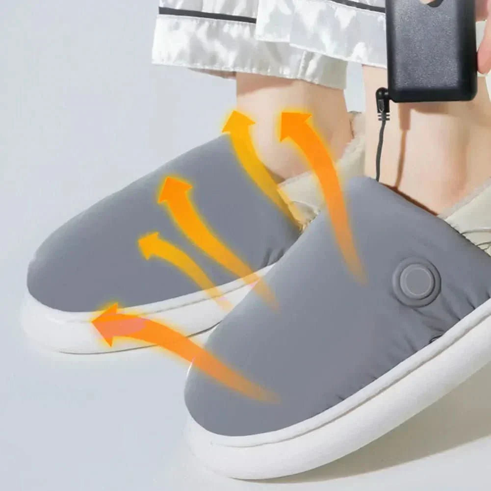WÄRMESTEP – Electrically Heated Slippers for Cozy Warmth & Comfort