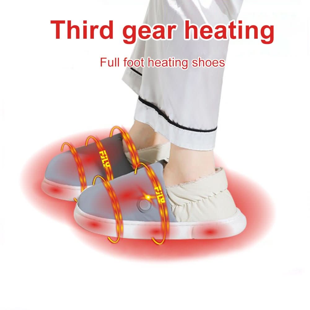 WÄRMESTEP – Electrically Heated Slippers for Cozy Warmth & Comfort
