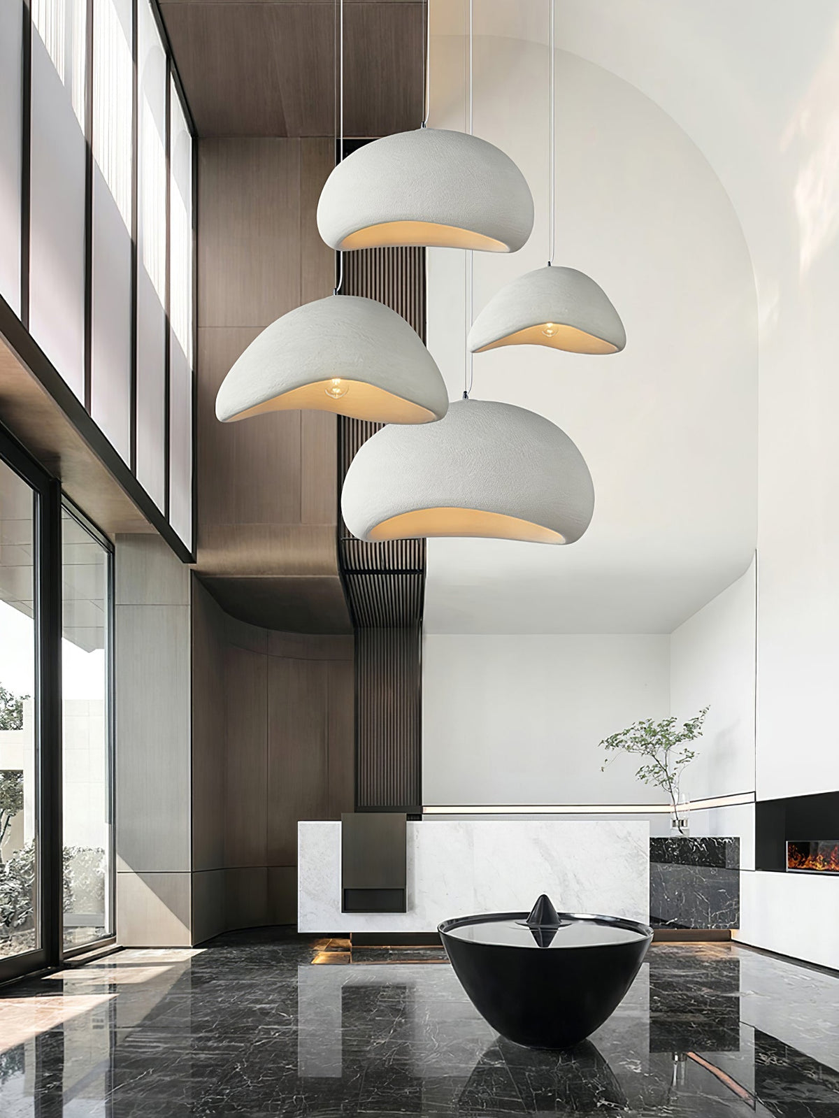 Wabi-Sabi Organic Pendant Light, Style A