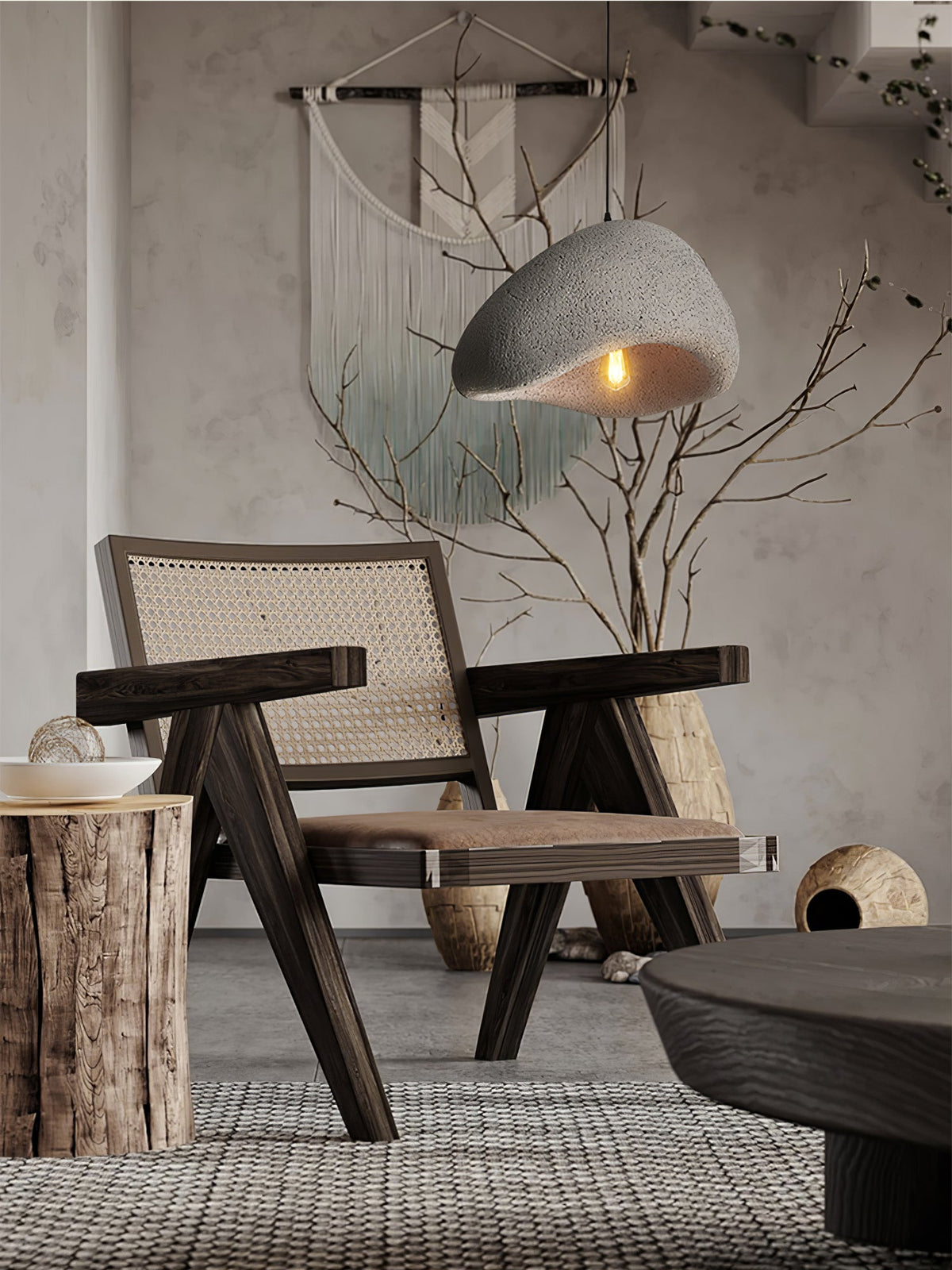 Wabi-Sabi Organic Pendant Light, Style A