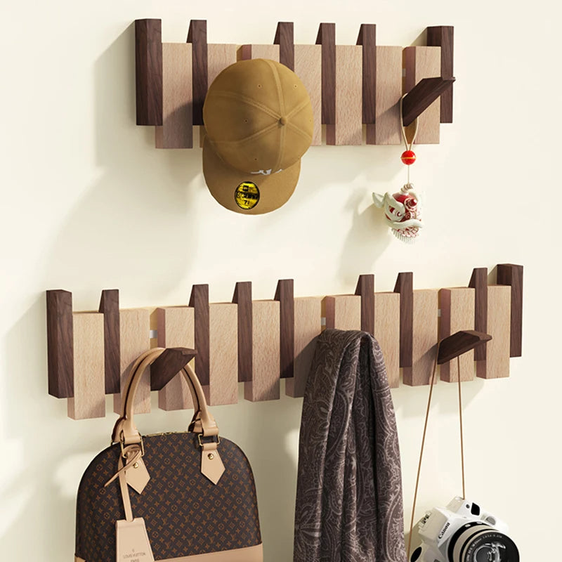 Wall Coat Rack for Jackets Handmade and Space-Saving