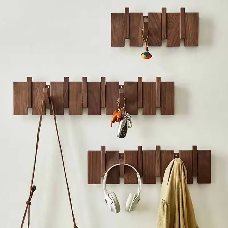 Wall Coat Rack for Jackets Handmade and Space-Saving