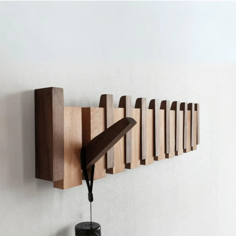 Wall Coat Rack for Jackets Handmade and Space-Saving