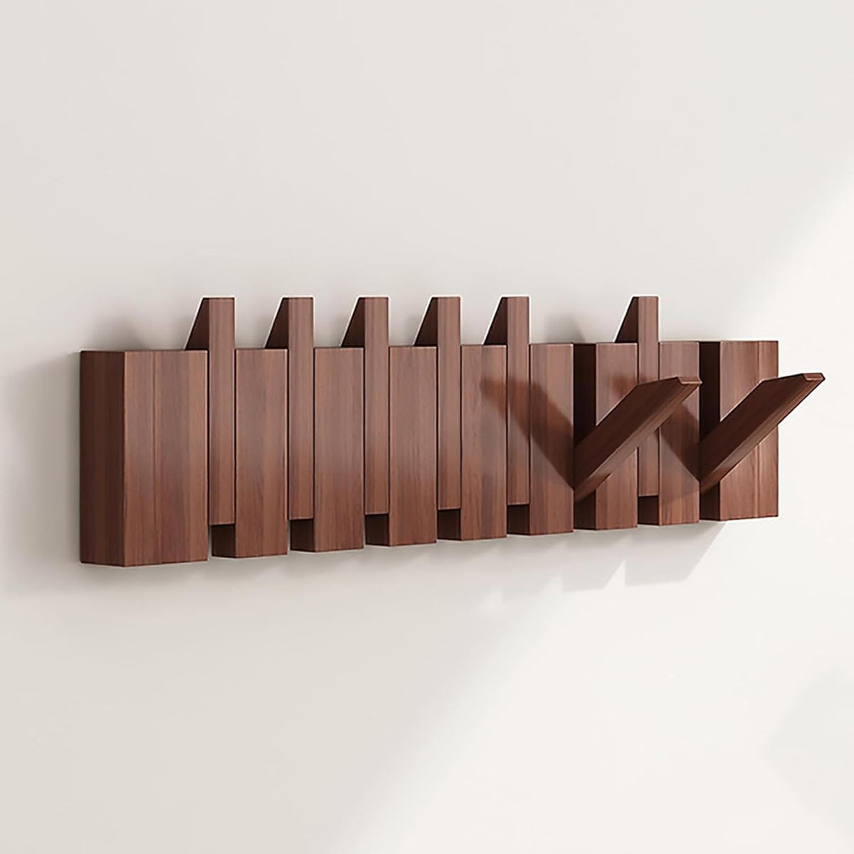 Wall Coat Rack for Jackets Handmade and Space-Saving