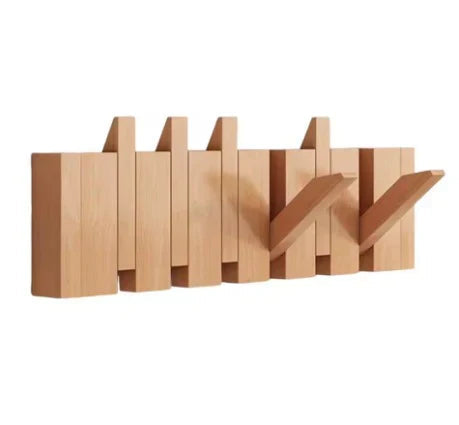 Wall Coat Rack for Jackets Handmade and Space-Saving