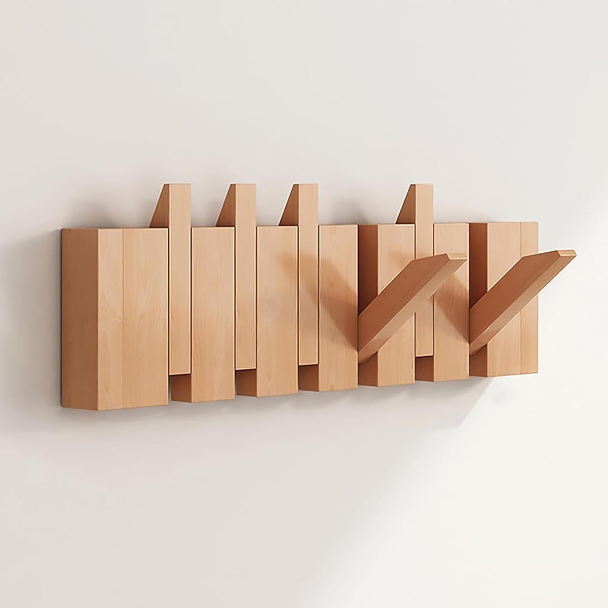 Wall Coat Rack for Jackets Handmade and Space-Saving