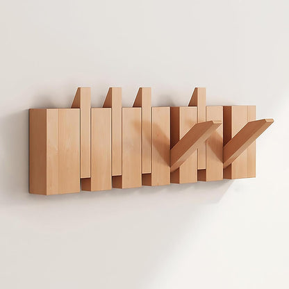 Wall Coat Rack for Jackets Handmade and Space-Saving