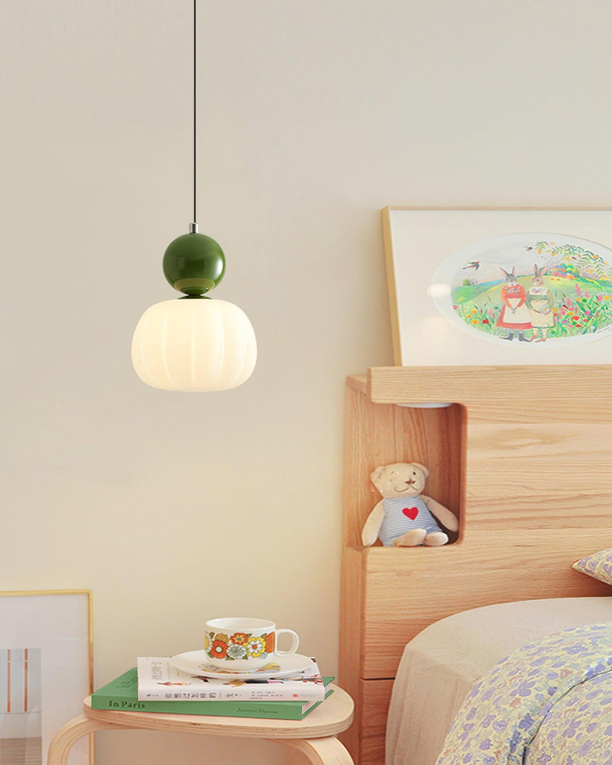 Modern Pumpkin Pendant Light