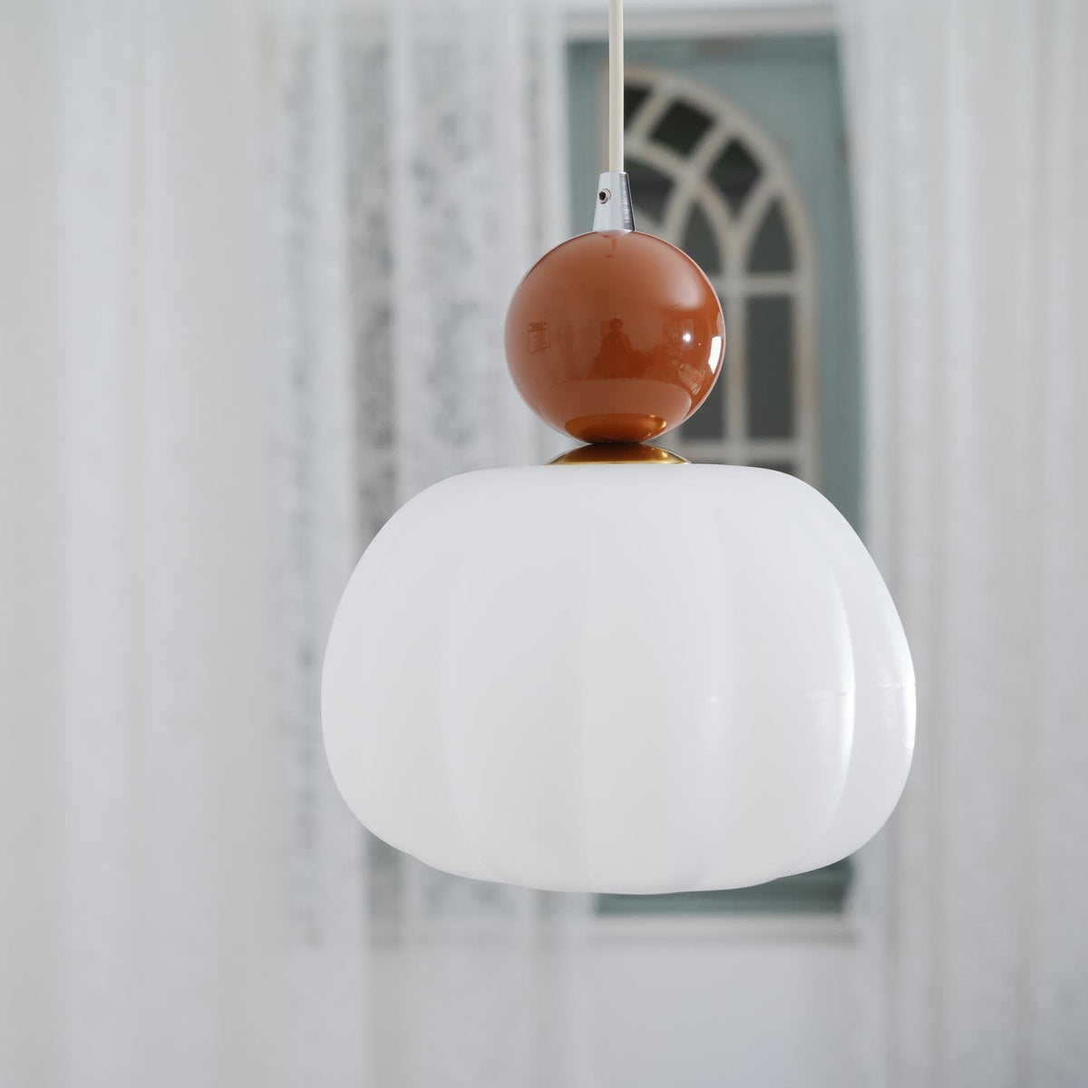 Modern Pumpkin Pendant Light